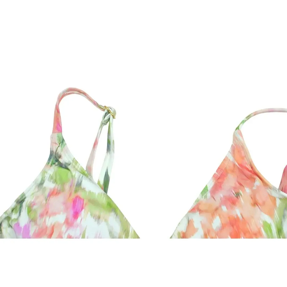 Lauren Ralph Lauren Women's Floral-Print Tankini Top